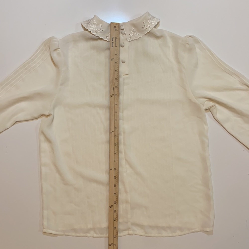 Vintage Victorian Style Karen Scott blouse - Picture 9 of 15